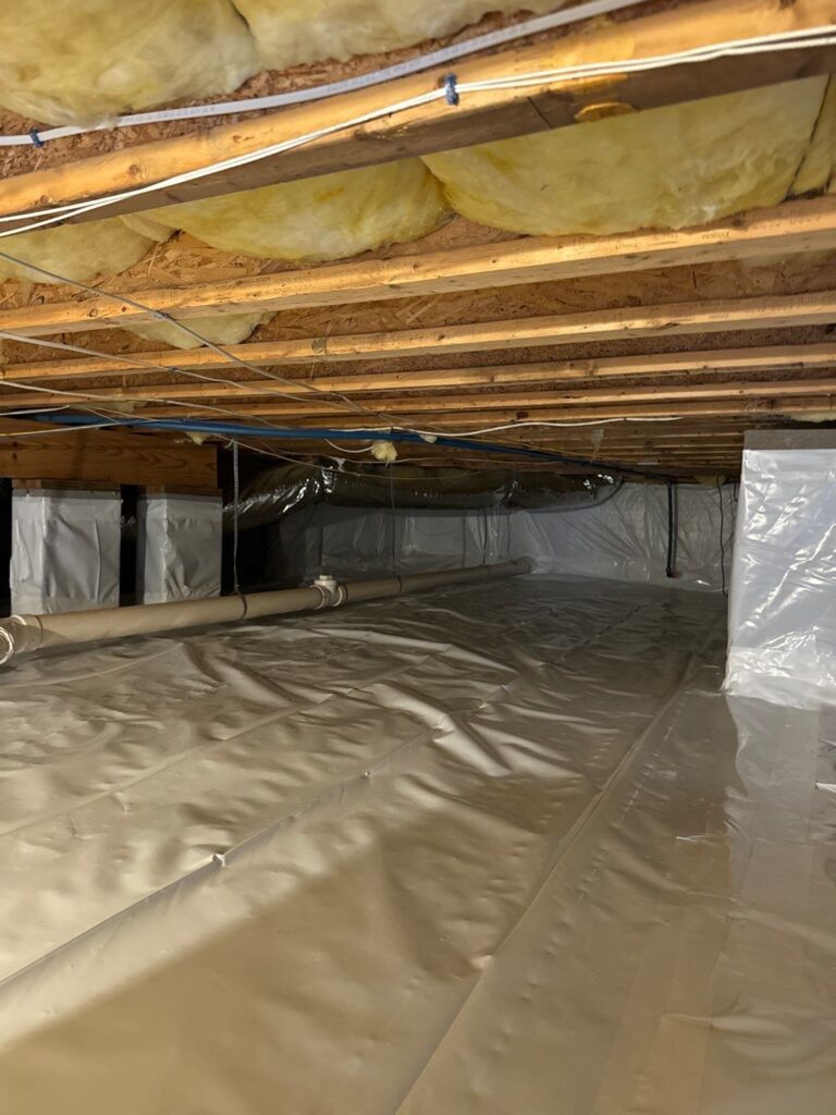 Clean Crawlspace, Encapsulated By Walsh Crwawlspace