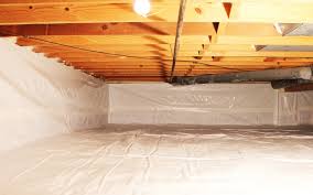 Encapsulated Crawlspace with protective liner installed